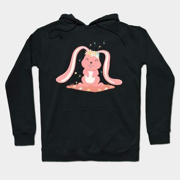 bunny face Hoodie by raffitidsgn